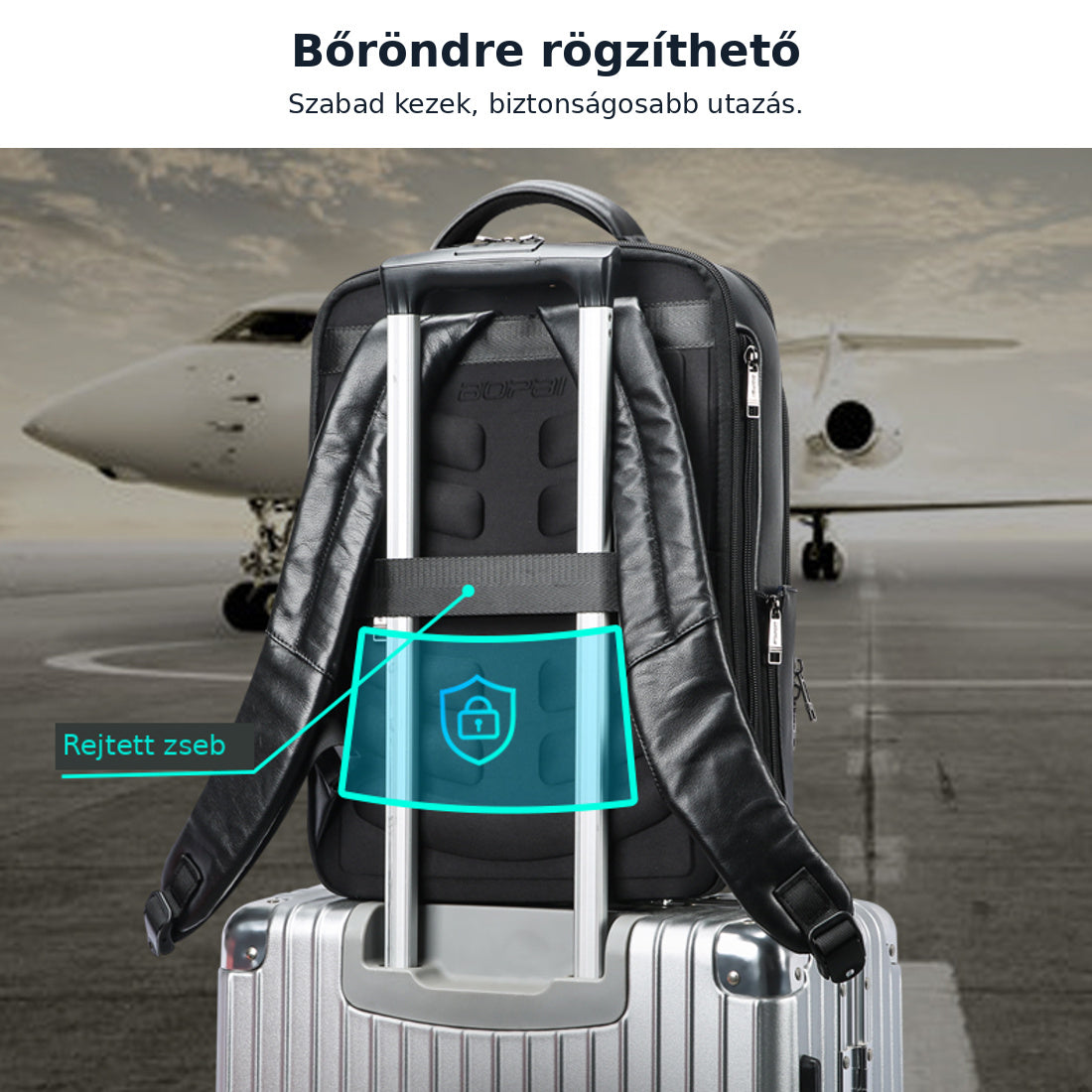 Bopai Aero bővíthető hátizsák 07