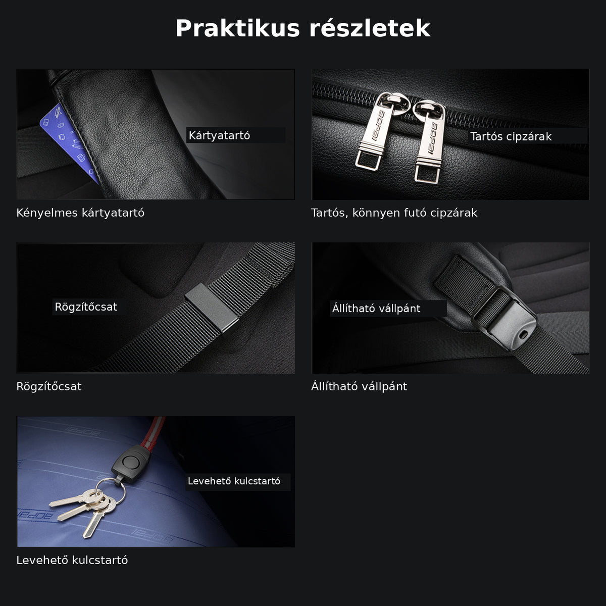 Bopai Aero bővíthető hátizsák 09