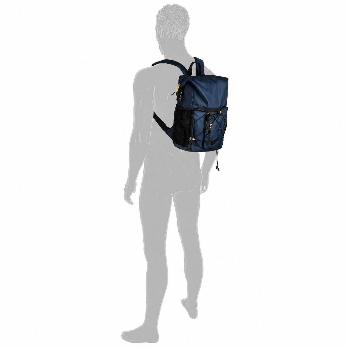 Camel Active Shores rolltop hátizsák, L, kék, 4