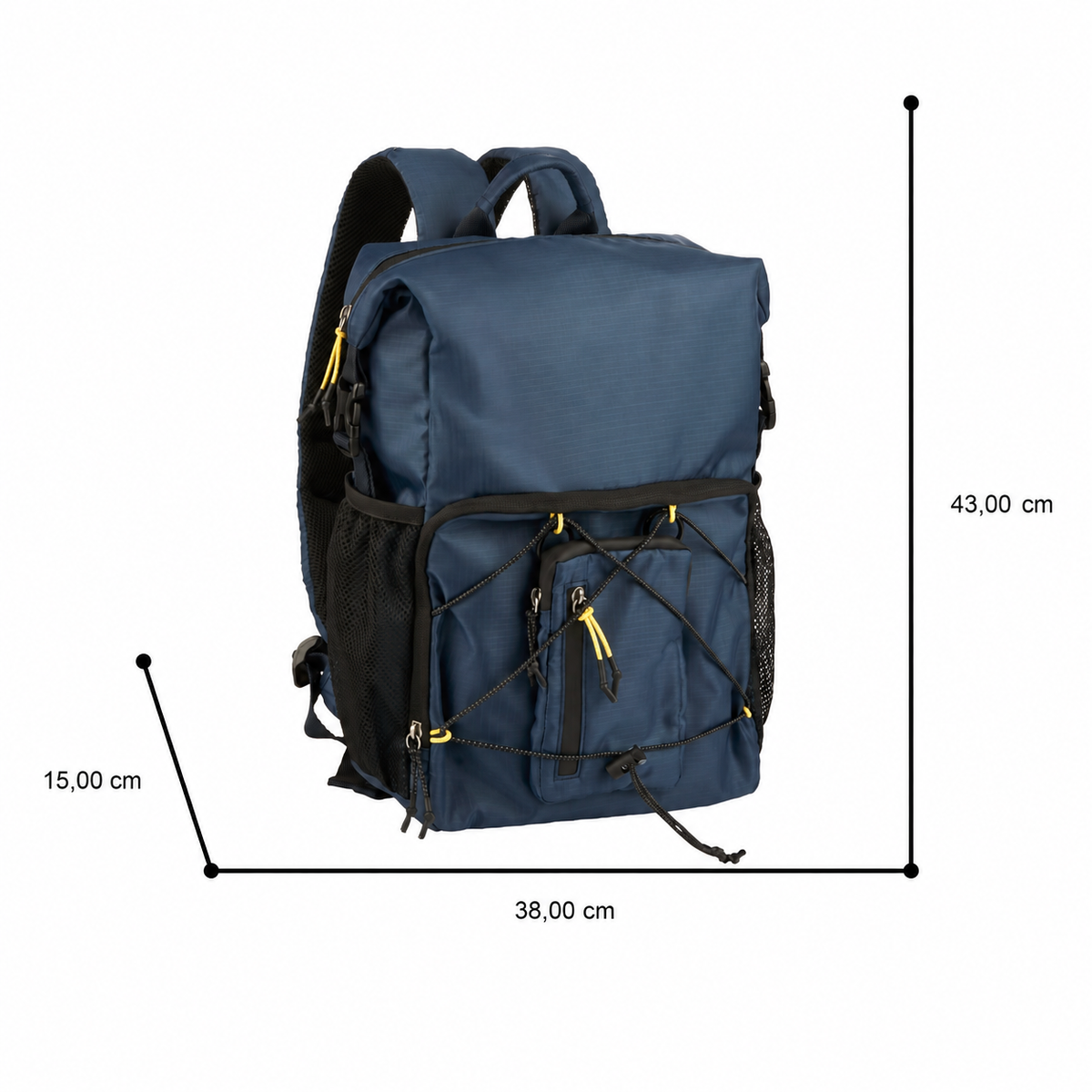 Camel Active Shores rolltop hátizsák, L, kék, 5