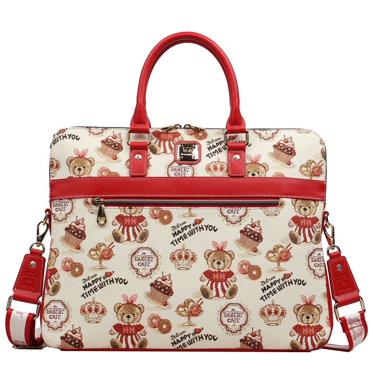 Henney Bear Champagne laptoptáska, CAKE BEAR, 1