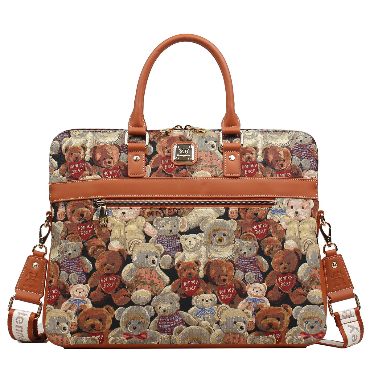 Henney Bear Champagne laptoptáska, TEDIE BEAR, 1