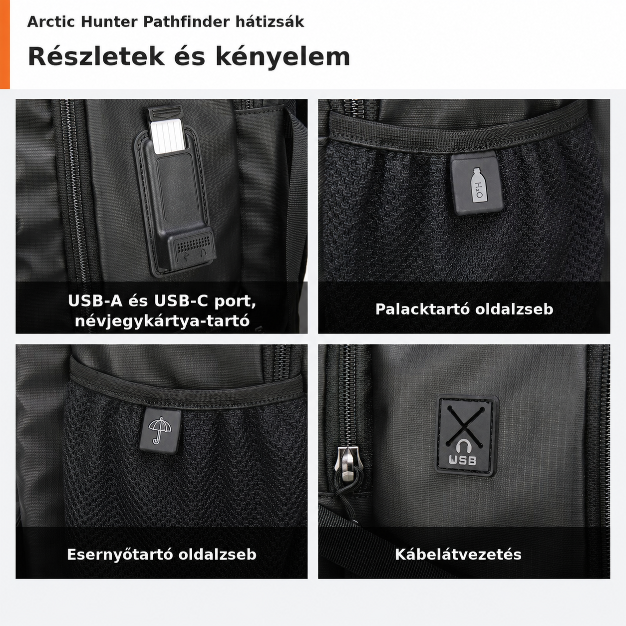 Arctic Hunter Pathfinder hátizsák reszletek 2